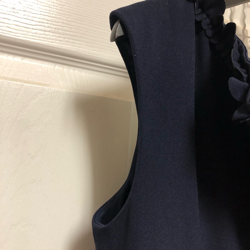 Studio One Sleeveless Navy Sheath Dress - Picture 8 of 11